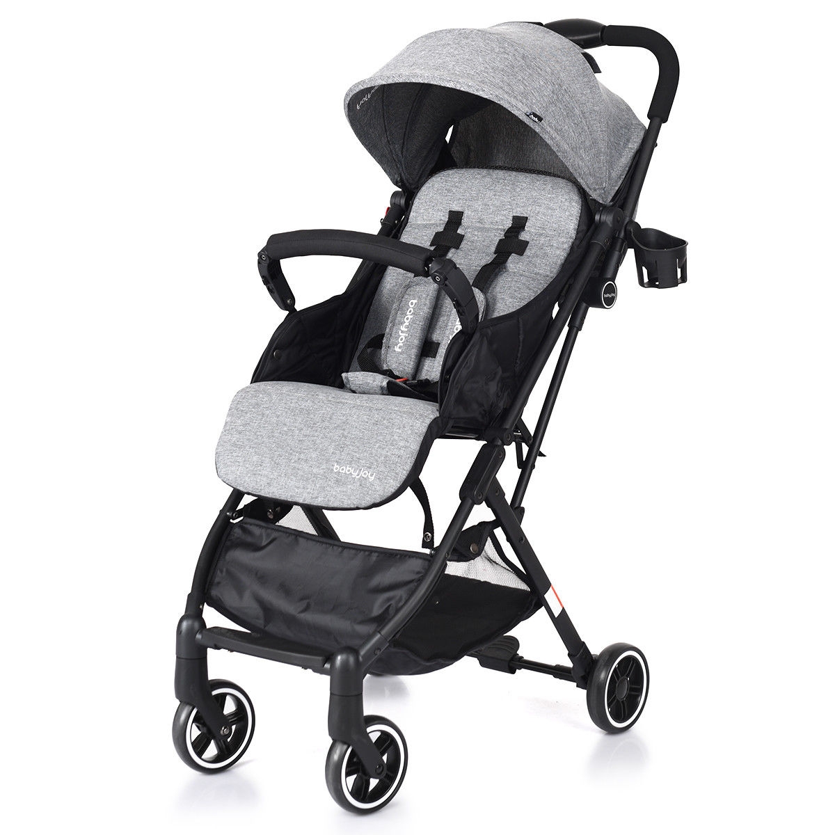 Lightweight Foldable Pushchair Baby Stroller with Foot Cover